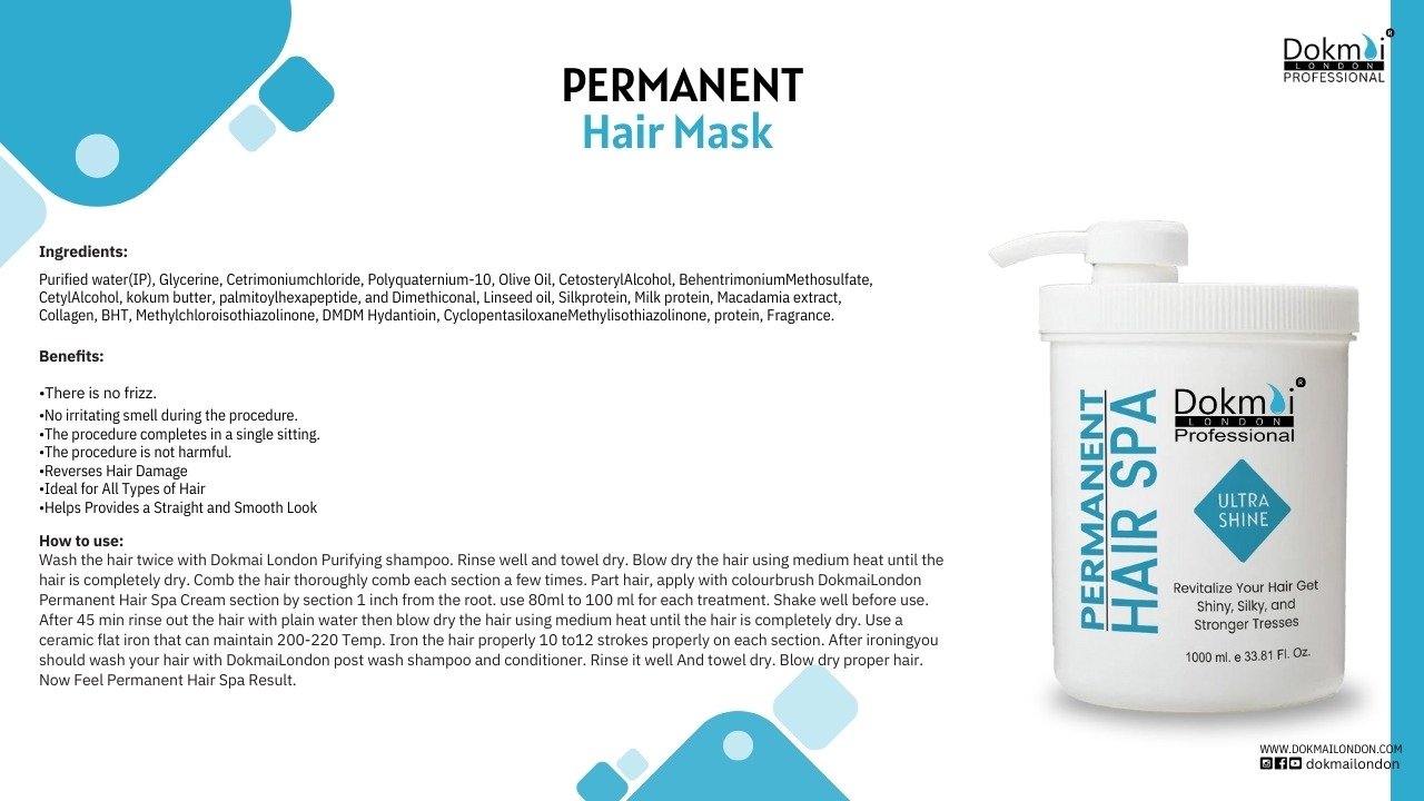 Rejuvenate Your Hair with Dokmai London Permanent Hair Spa