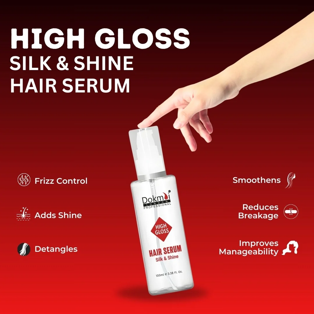 High Gloss Serum : The All-in-One Styling Aid for Frizz Control, Shine & Heat Protection