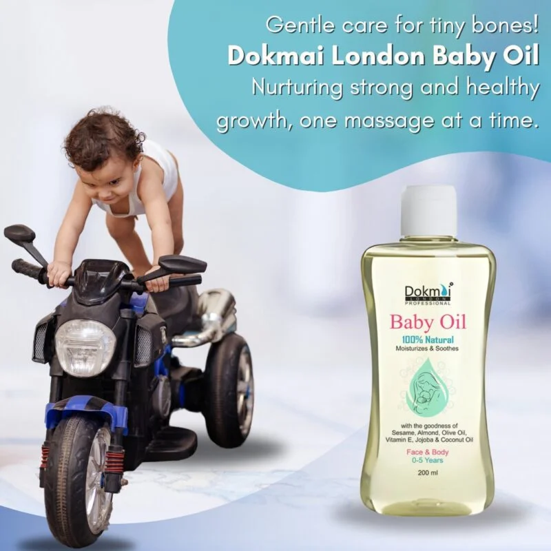 Dokmai London Baby Oil: Natural Care for Your Baby’s Delicate Skin
