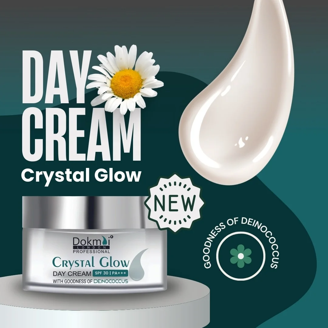 Crystal Glow Day Cream SPF 50: Brighten, Hydrate & Protect All Day Long