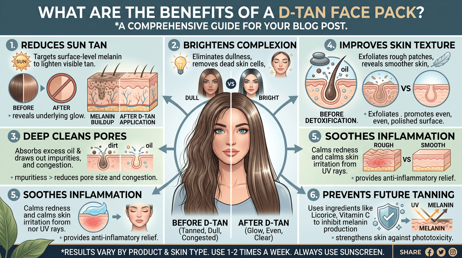 What Are the Benefits of a D-Tan Face Pack?