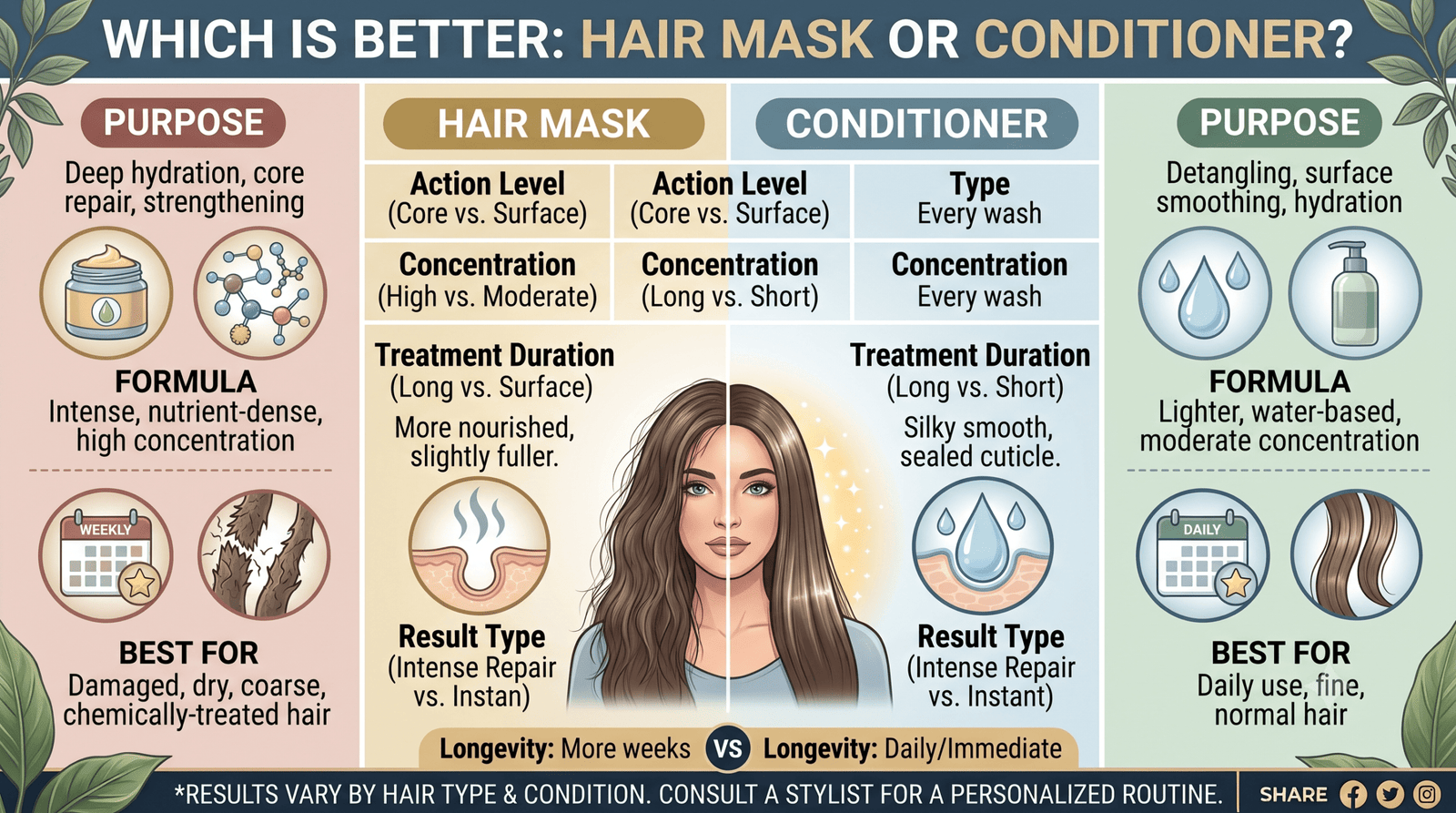 Which Is Better: Hair Mask or Conditioner?