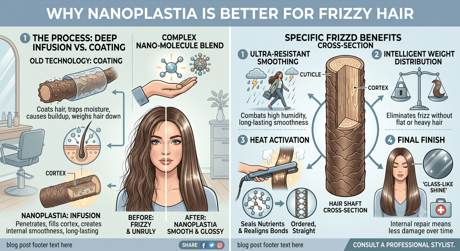 Why Is Nanoplastia Better for Frizzy Hair?